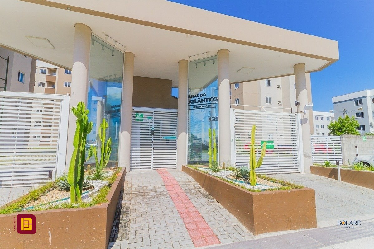 Apartamento com 52m², 2 quartos, 1 garagem, no bairro Vendaval em Biguaçu