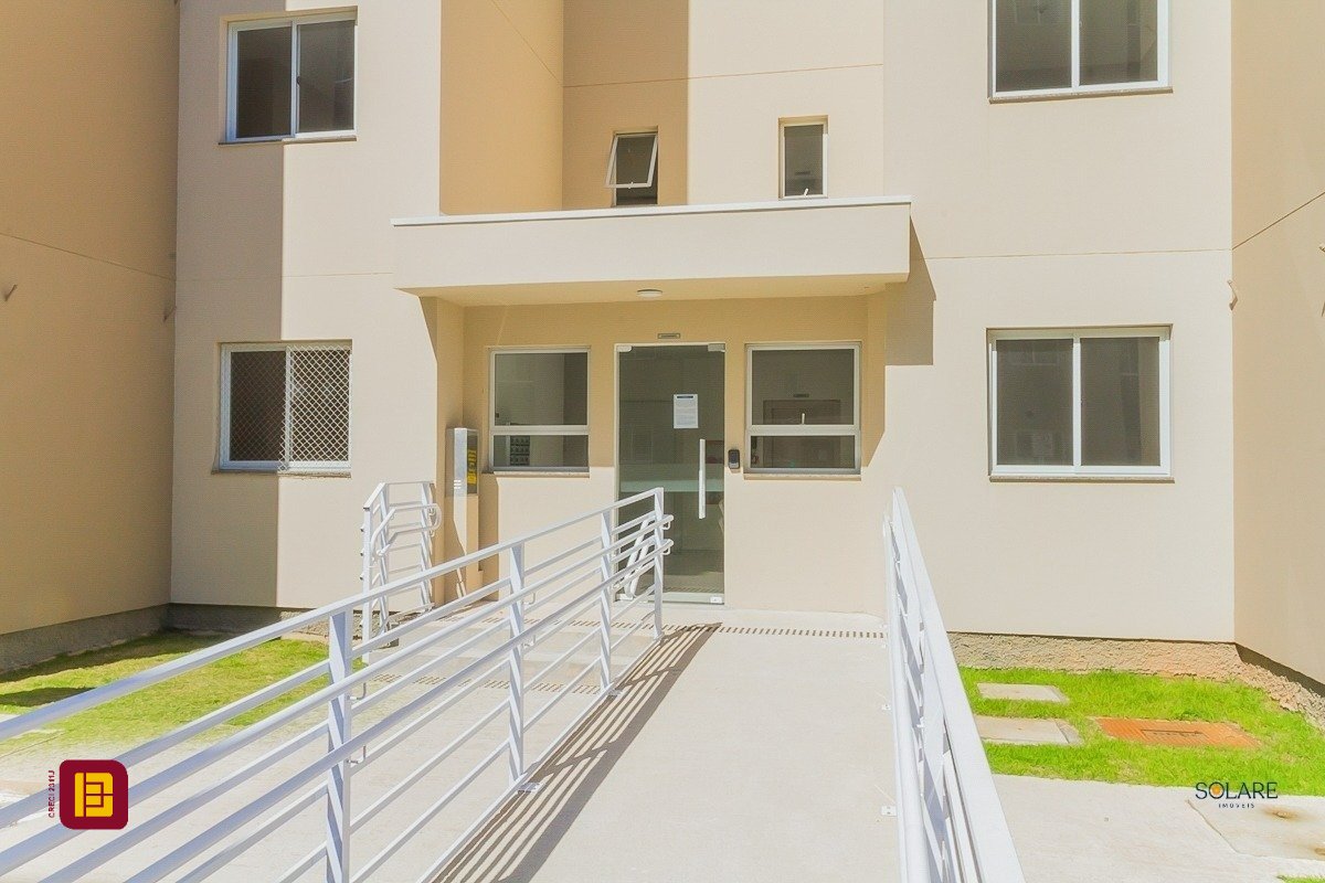 Apartamento com 52m², 2 quartos, 1 garagem, no bairro Vendaval em Biguaçu