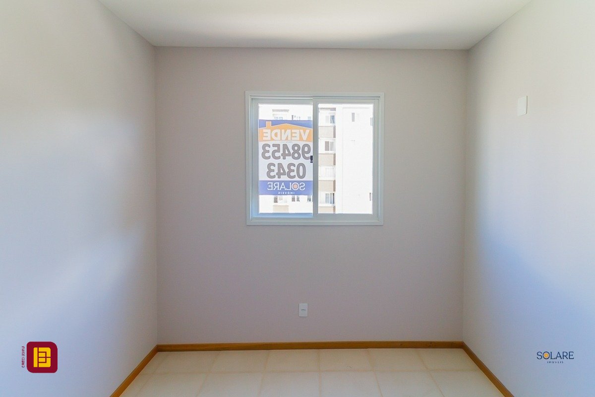 Apartamento com 52m², 2 quartos, 1 garagem, no bairro Vendaval em Biguaçu