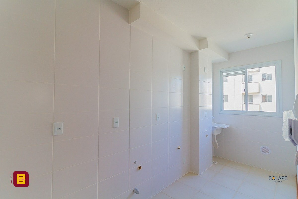 Apartamento com 52m², 2 quartos, 1 garagem, no bairro Vendaval em Biguaçu
