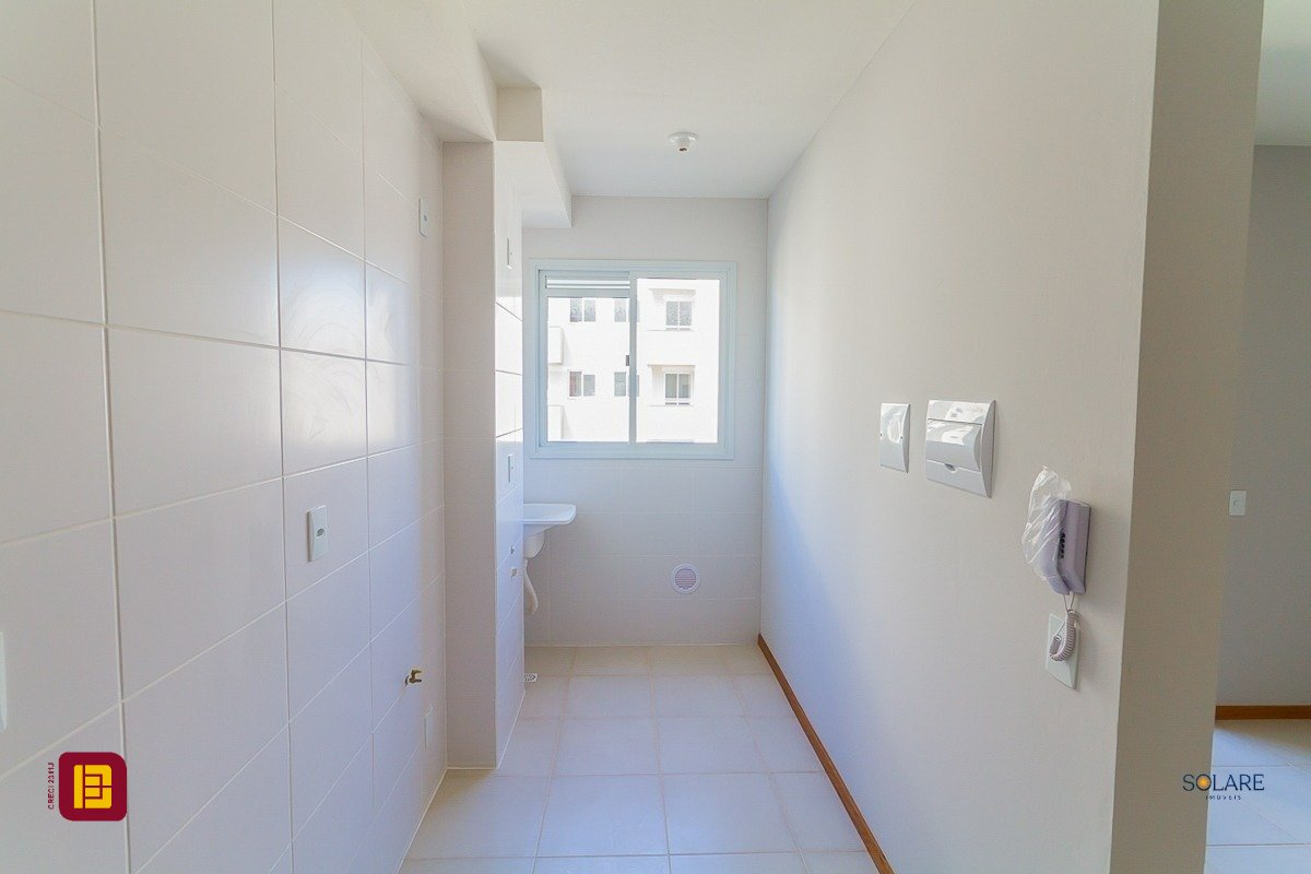 Apartamento com 52m², 2 quartos, 1 garagem, no bairro Vendaval em Biguaçu