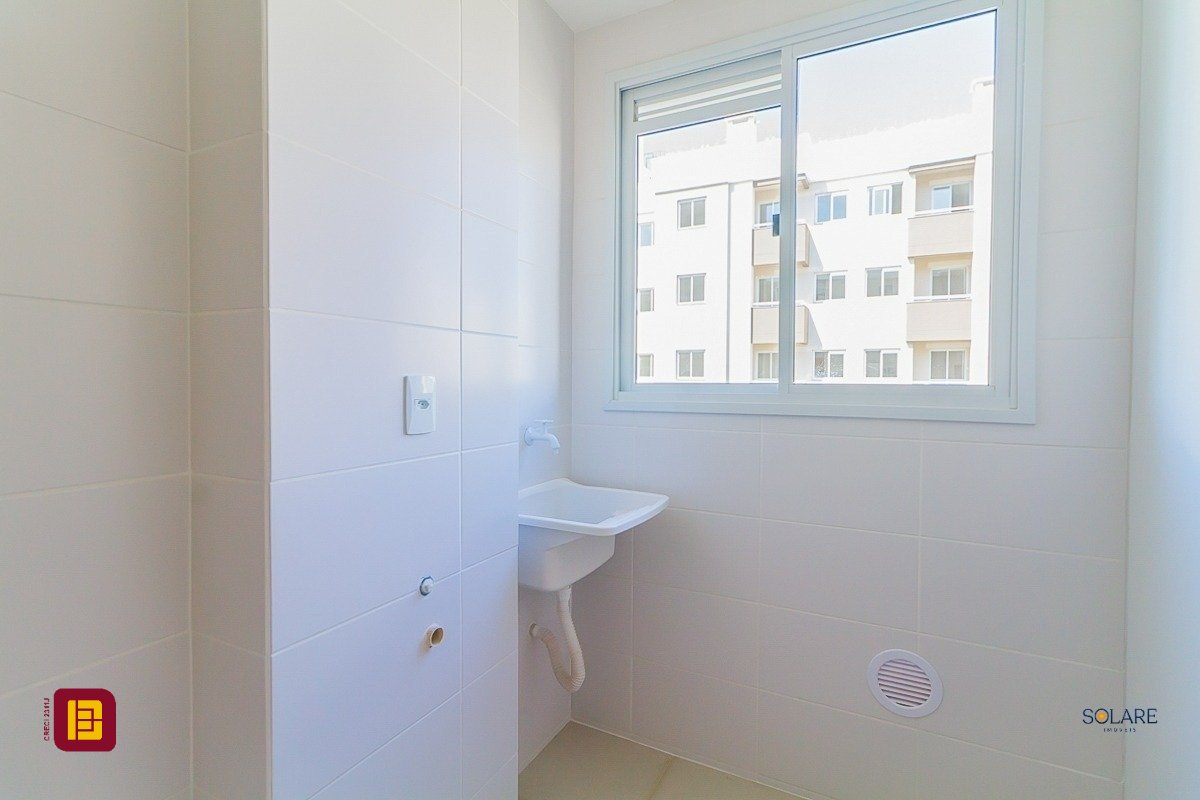 Apartamento com 52m², 2 quartos, 1 garagem, no bairro Vendaval em Biguaçu