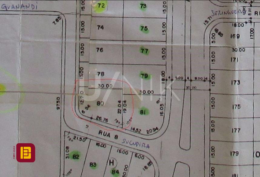 Terreno com 533m², no bairro Campeche em Florianópolis
