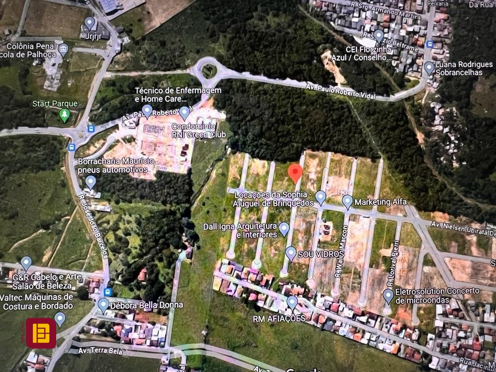 Terreno com 217m², no bairro Bela Vista em Palhoça