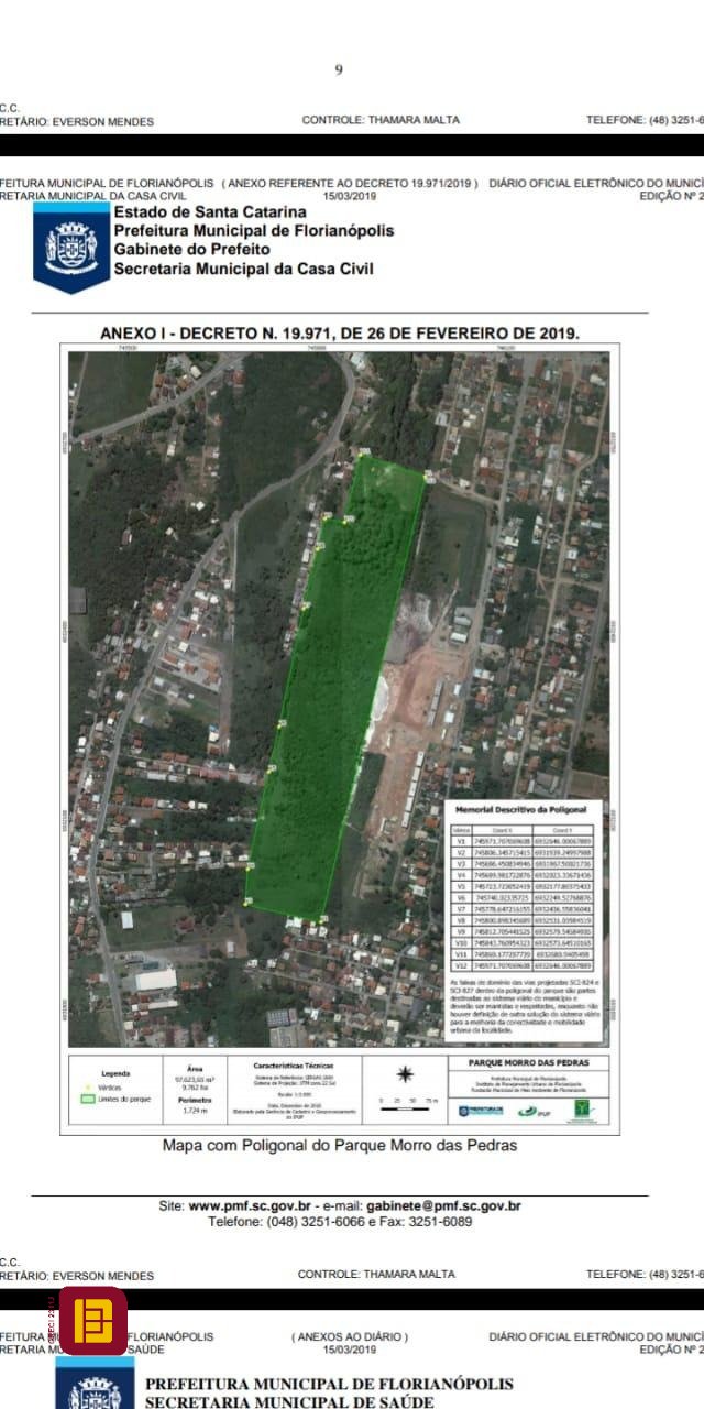 Terreno com 3575m², no bairro Morro das Pedras em Florianópolis