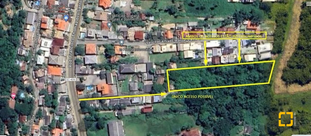 Terreno com 3575m², no bairro Morro das Pedras em Florianópolis