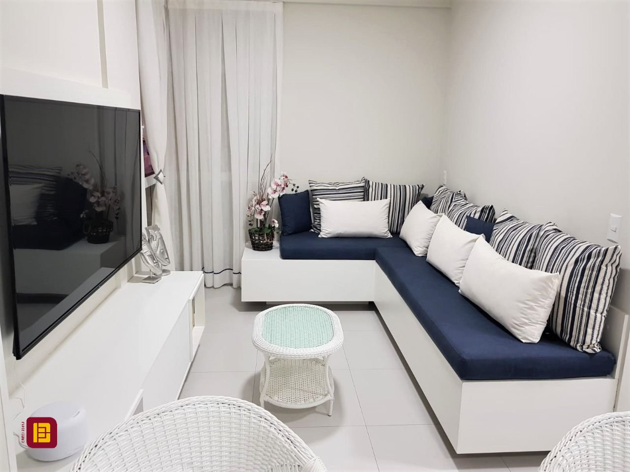 Apartamento com 60m², 1 quarto (sendo 1 suíte), 1 garagem, no bairro Armação Piedade em Governador Celso Ramos