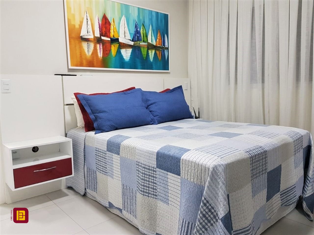 Apartamento com 60m², 1 quarto (sendo 1 suíte), 1 garagem, no bairro Armação Piedade em Governador Celso Ramos