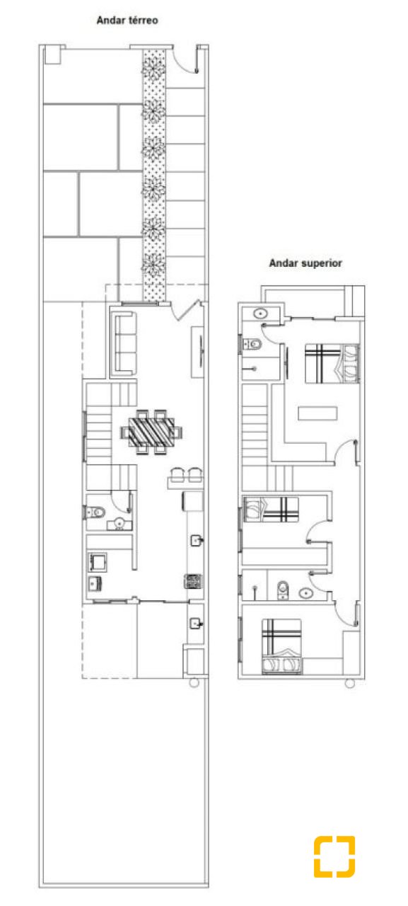Casa com 110m², 3 quartos (sendo 1 suíte), 2 garagens, no bairro Sertão do Maruim em São José
