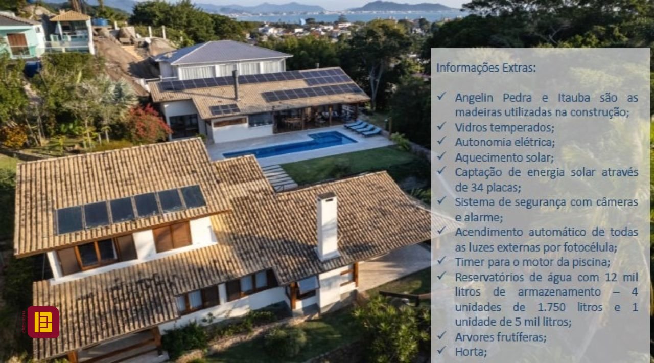 Casa com 680m², 6 quartos (sendo 3 suítes), 6 garagens, no bairro Lagoinha em Florianópolis
