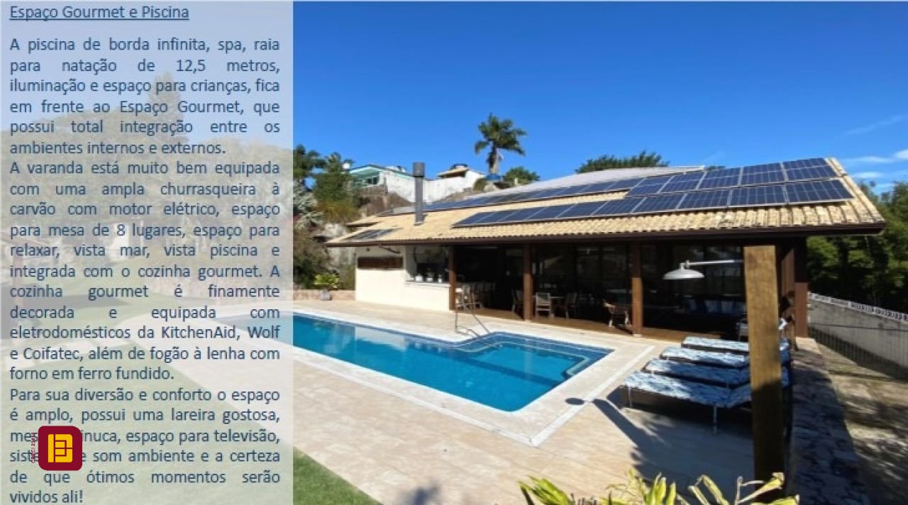 Casa com 680m², 6 quartos (sendo 3 suítes), 6 garagens, no bairro Lagoinha em Florianópolis