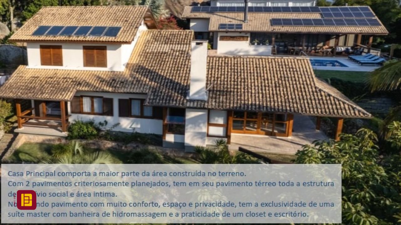 Casa com 680m², 6 quartos (sendo 3 suítes), 6 garagens, no bairro Lagoinha em Florianópolis