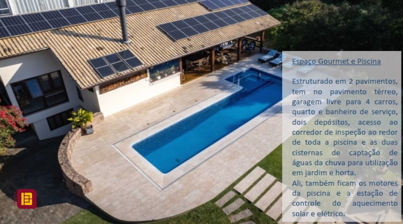 Casa com 680m², 6 quartos (sendo 3 suítes), 6 garagens, no bairro Lagoinha em Florianópolis