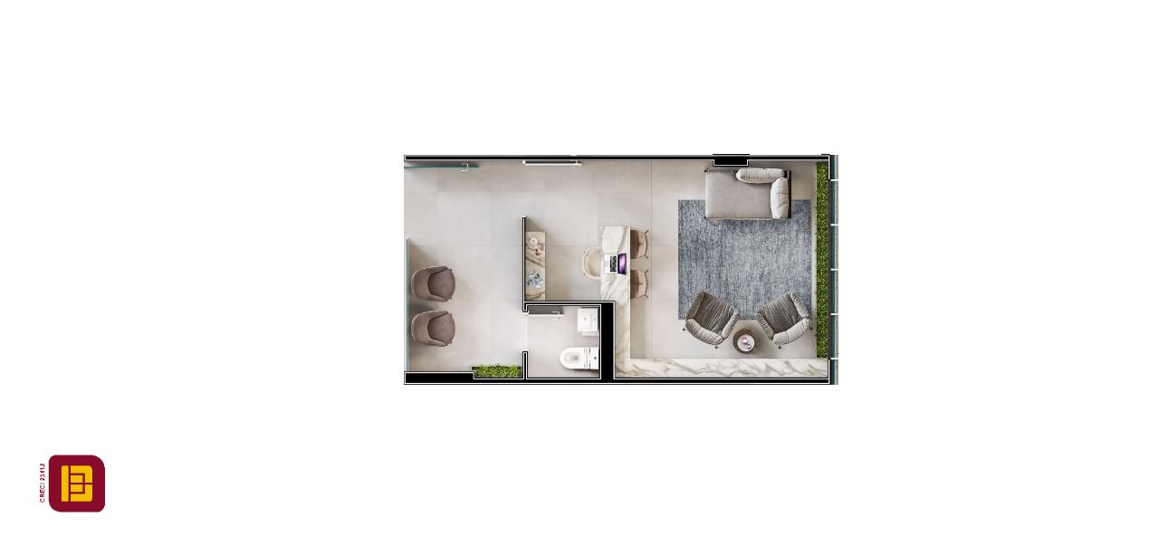 Sala com 108m², 1 garagem, no bairro Campeche em Florianópolis