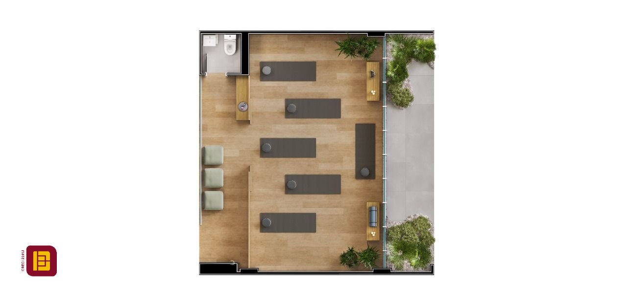 Sala com 108m², 1 garagem, no bairro Campeche em Florianópolis