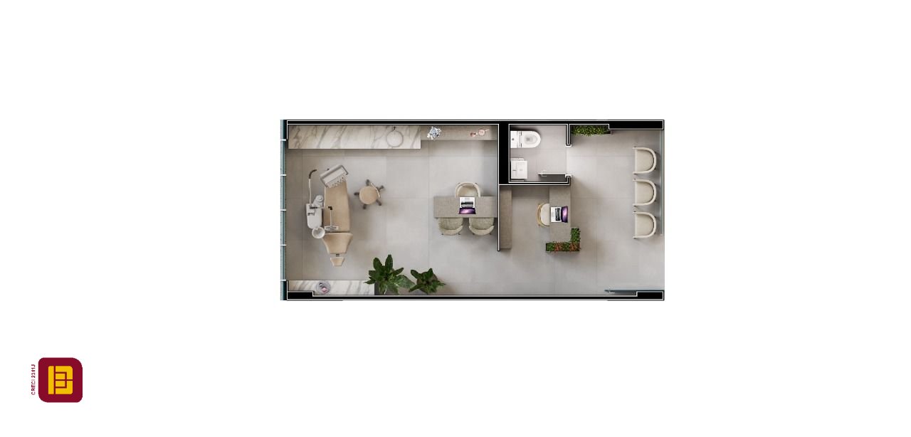 Sala com 108m², 1 garagem, no bairro Campeche em Florianópolis