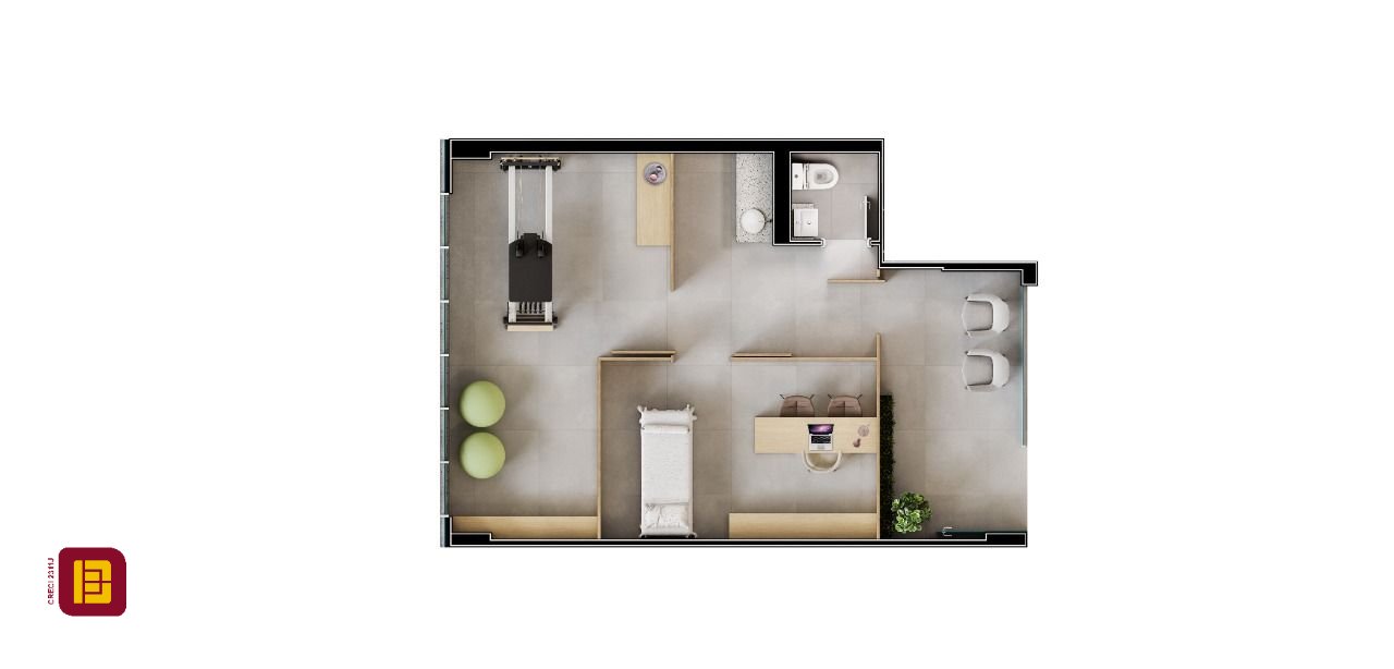 Sala com 108m², 1 garagem, no bairro Campeche em Florianópolis