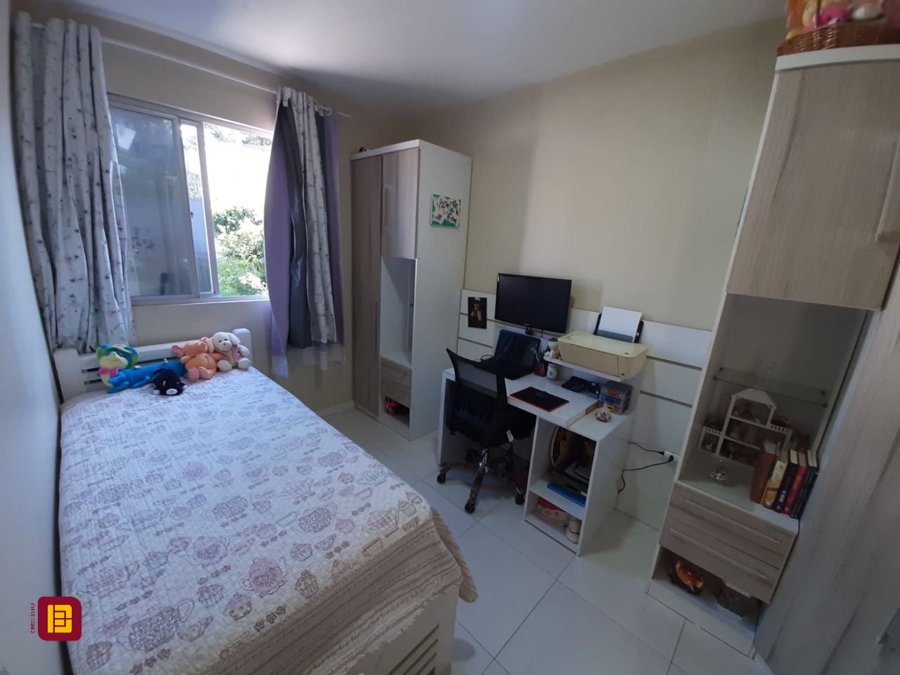 Apartamento com 62m², 2 quartos, 1 garagem, no bairro Roçado em São José