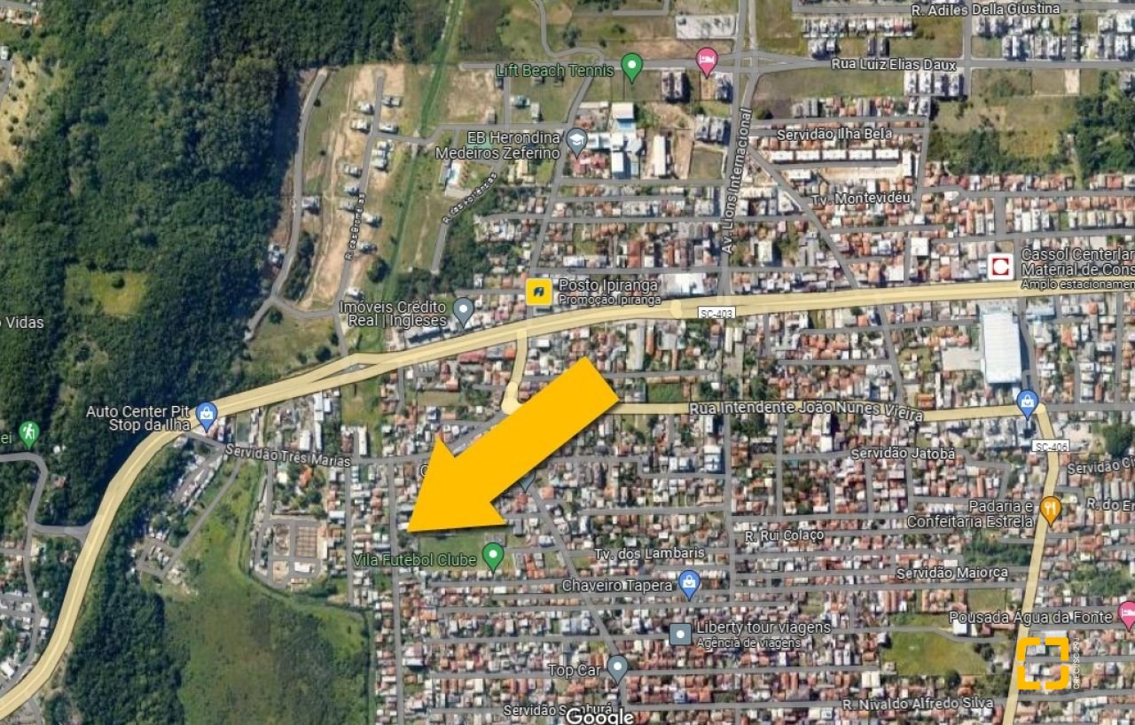 Terreno com 396m², no bairro Ingleses em Florianópolis