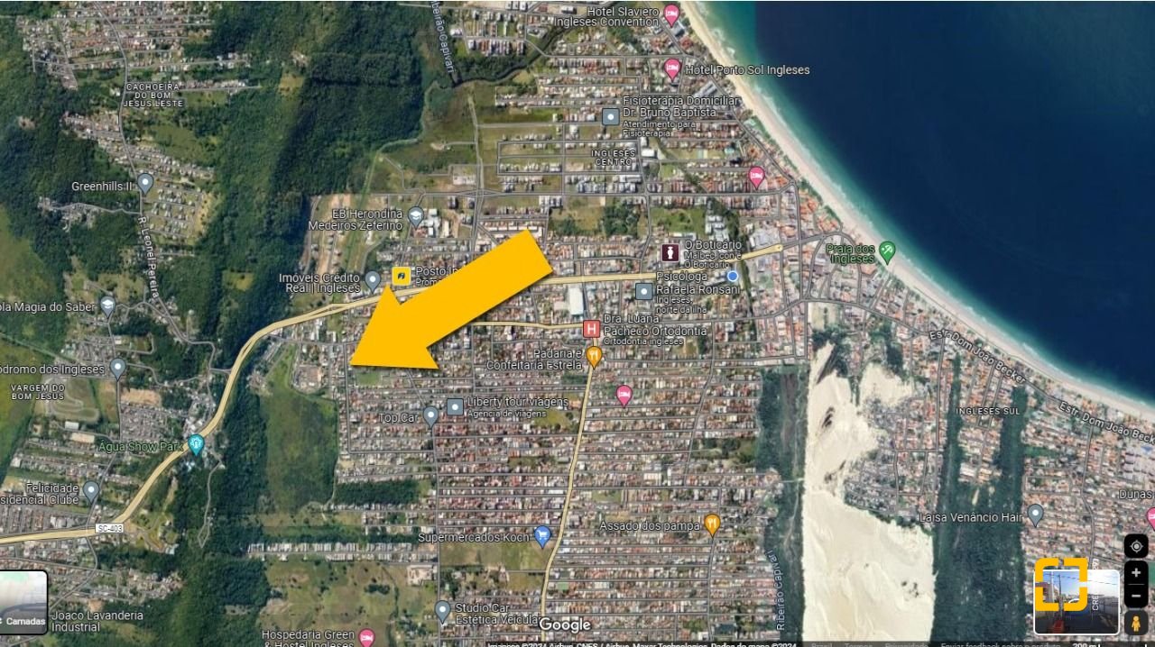 Terreno com 396m², no bairro Ingleses em Florianópolis