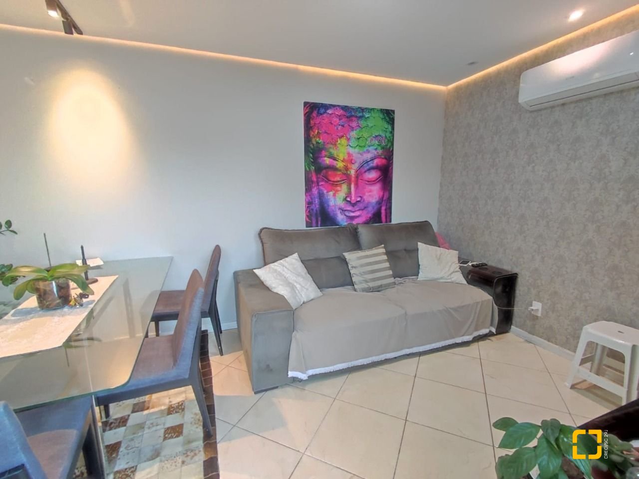 Apartamento com 61m², 2 quartos, 1 garagem, no bairro Potecas em São José