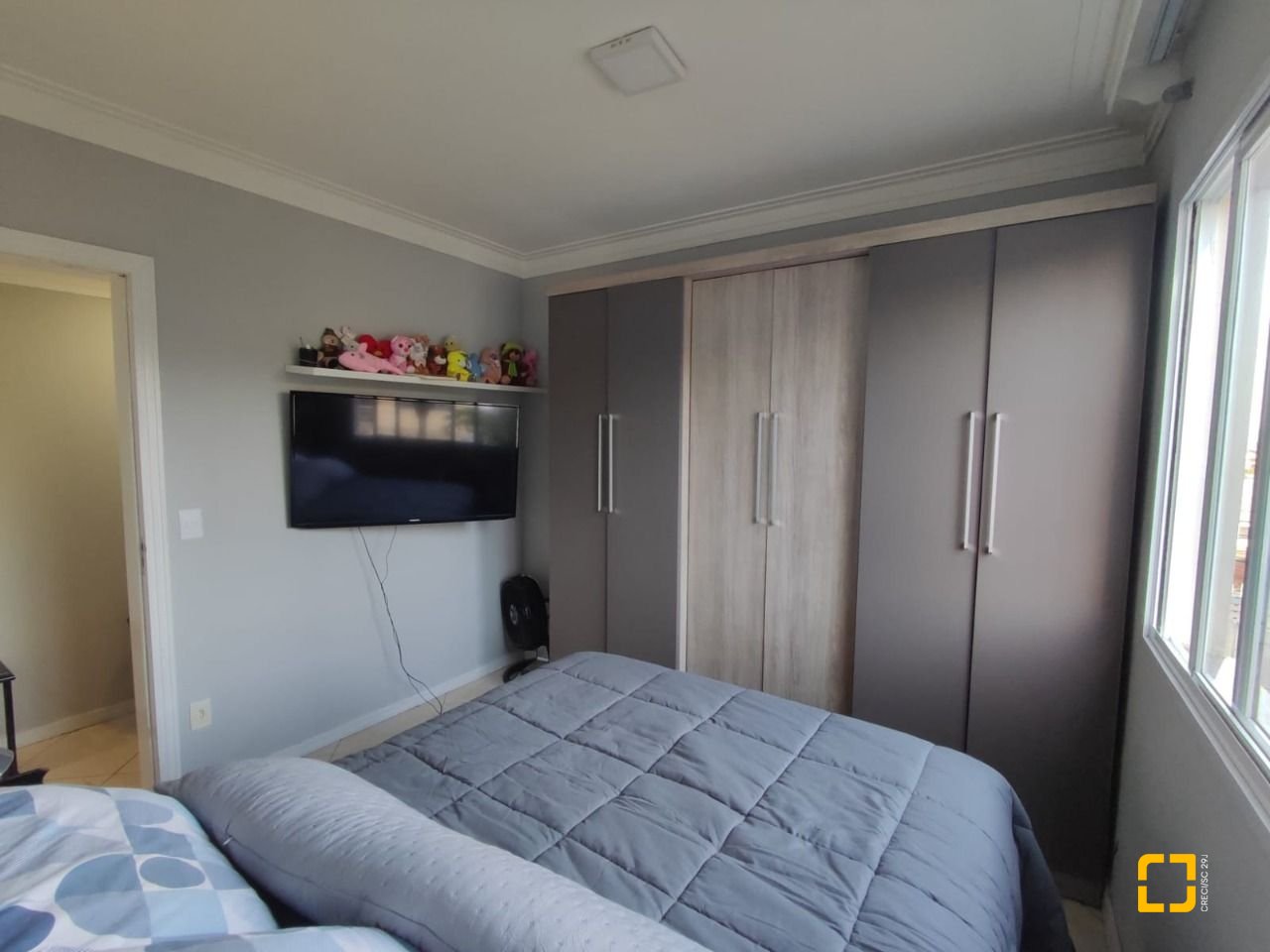 Apartamento com 61m², 2 quartos, 1 garagem, no bairro Potecas em São José