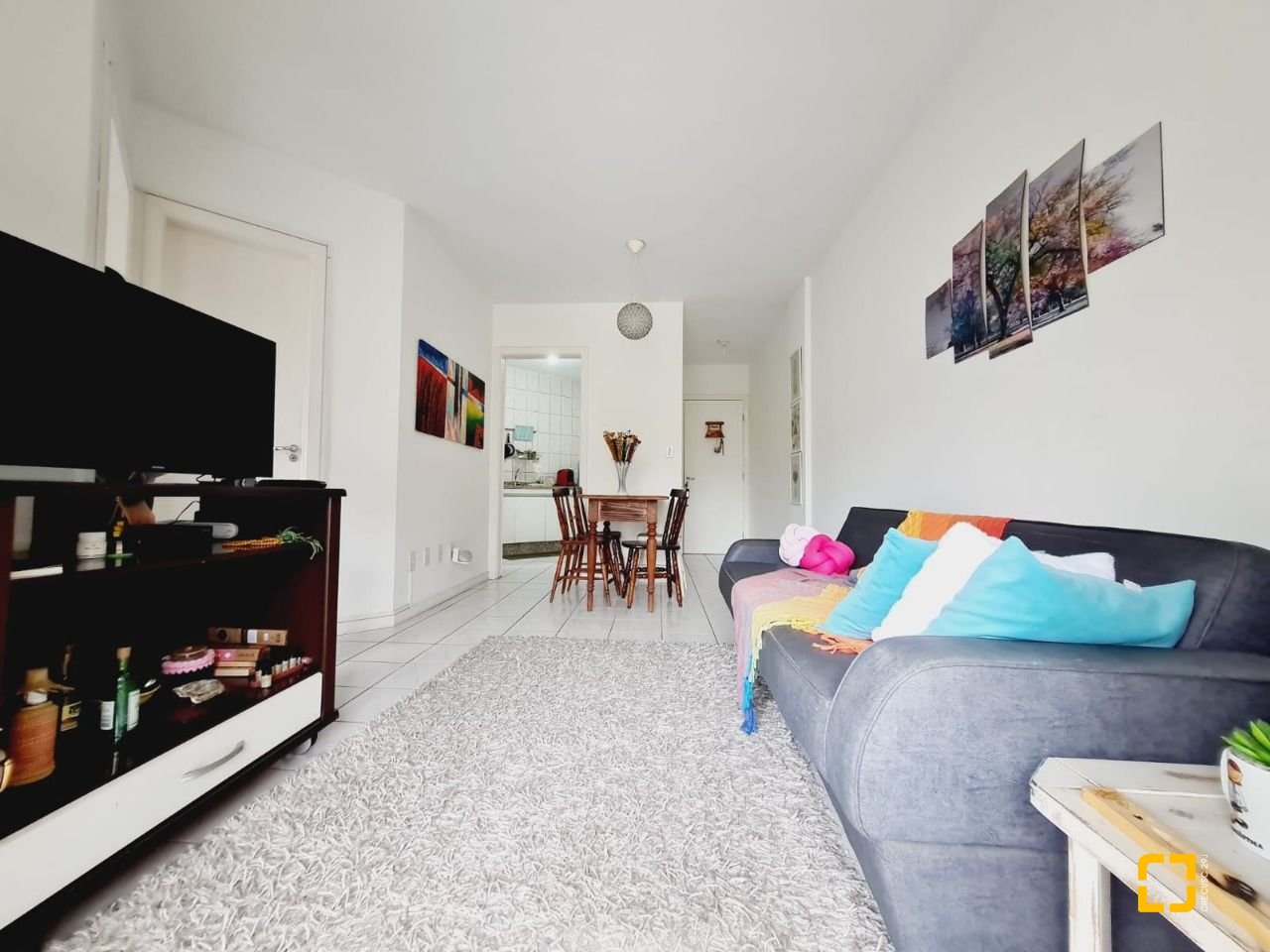Apartamento com 48m², 1 quarto, 1 garagem, no bairro Saco Grande em Florianópolis