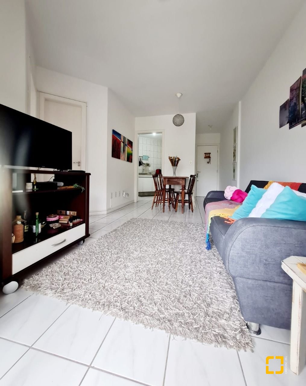 Apartamento com 48m², 1 quarto, 1 garagem, no bairro Saco Grande em Florianópolis
