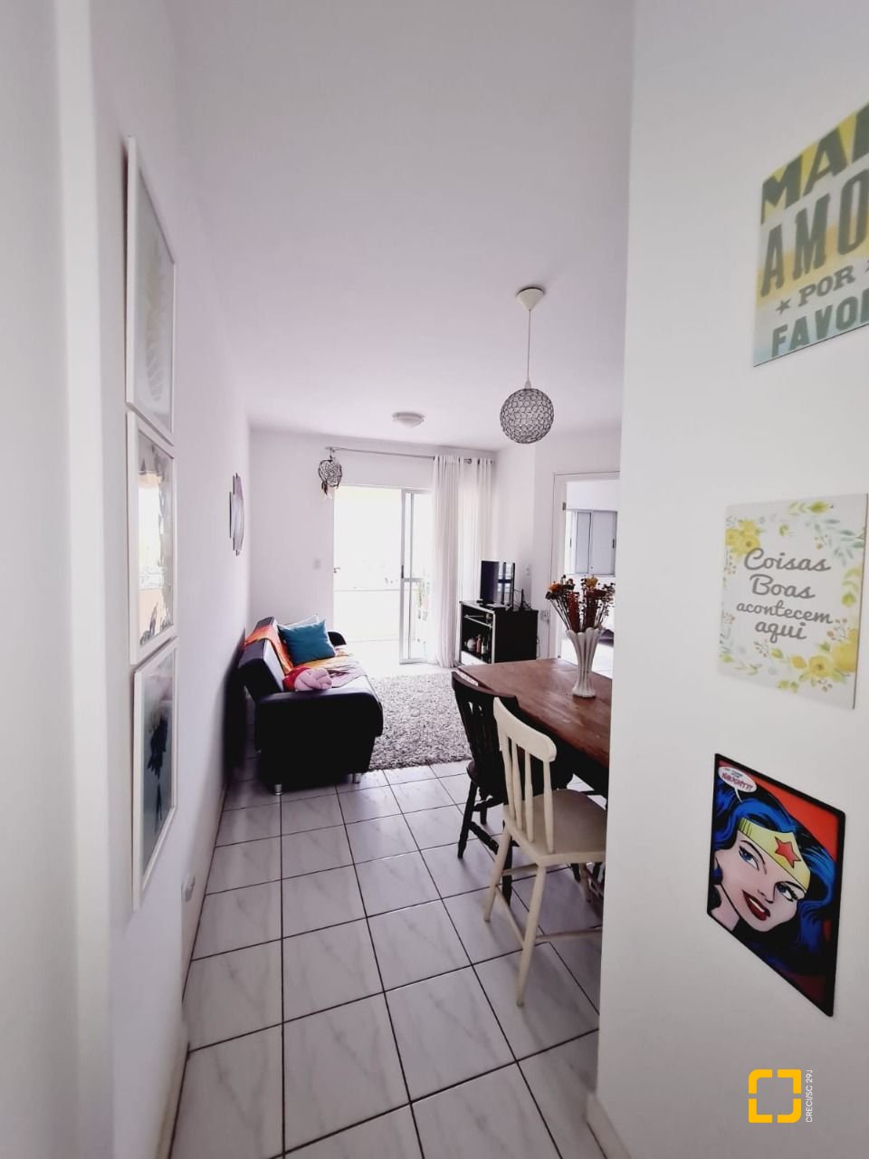 Apartamento com 48m², 1 quarto, 1 garagem, no bairro Saco Grande em Florianópolis