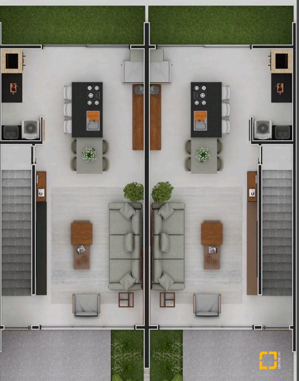 Casa com 97m², 3 quartos (sendo 1 suíte), 1 garagem, no bairro Forquilhas em São José