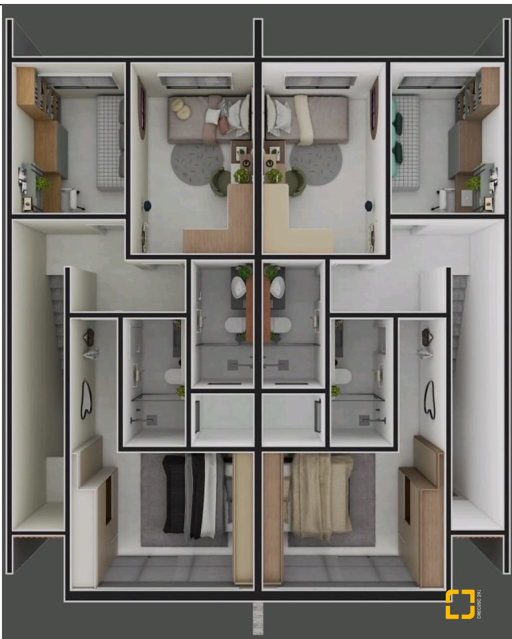 Casa com 97m², 3 quartos (sendo 1 suíte), 1 garagem, no bairro Forquilhas em São José
