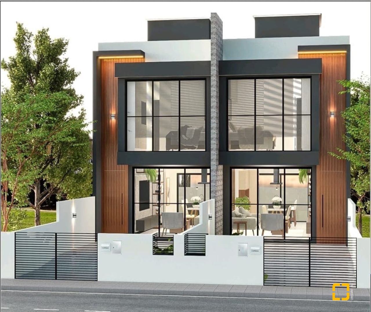 Casa com 97m², 3 quartos (sendo 1 suíte), 1 garagem, no bairro Forquilhas em São José