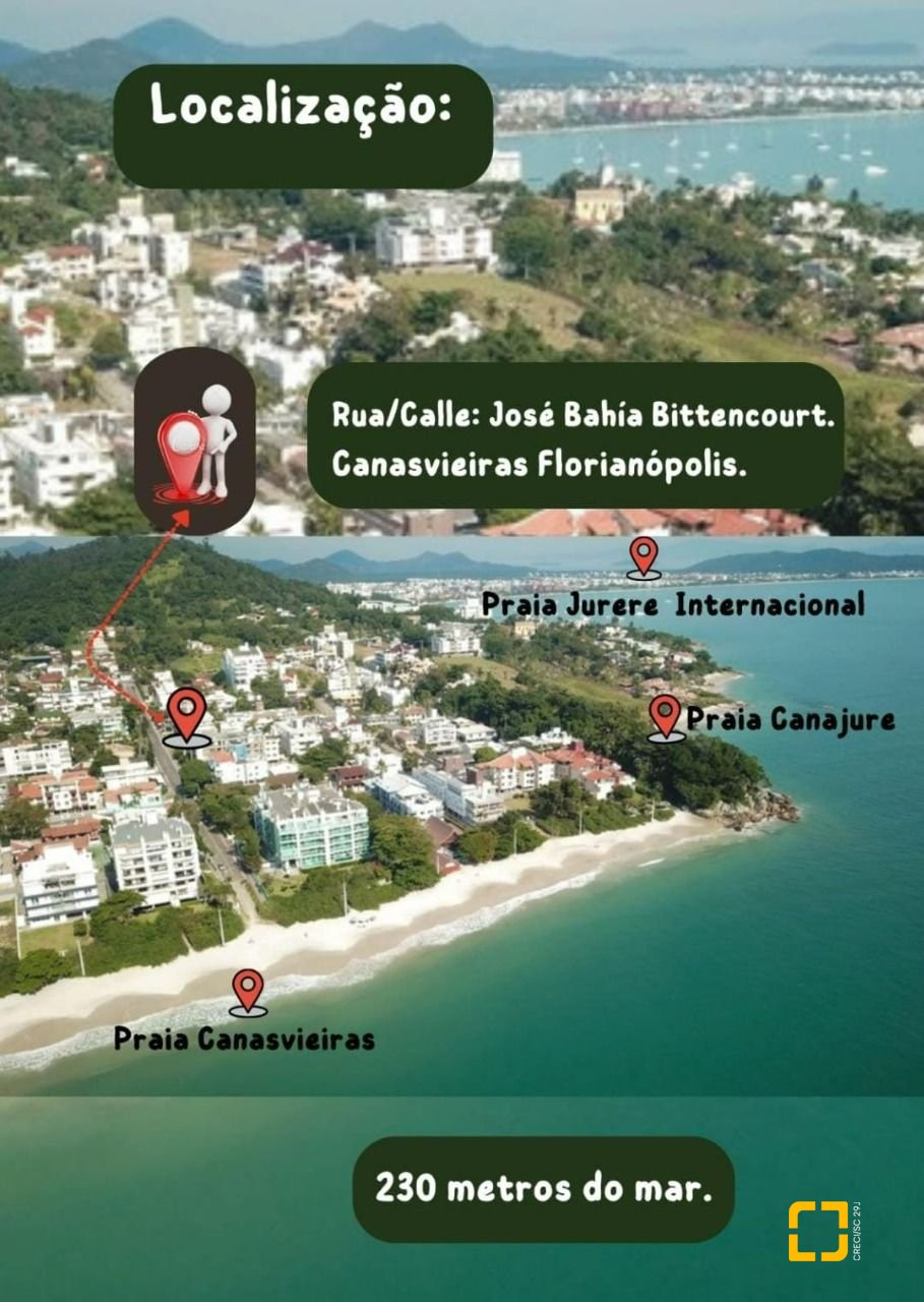 Hotel com 490m², 13 quartos (sendo 3 suítes), 2 garagens, no bairro Canasvieiras em Florianópolis