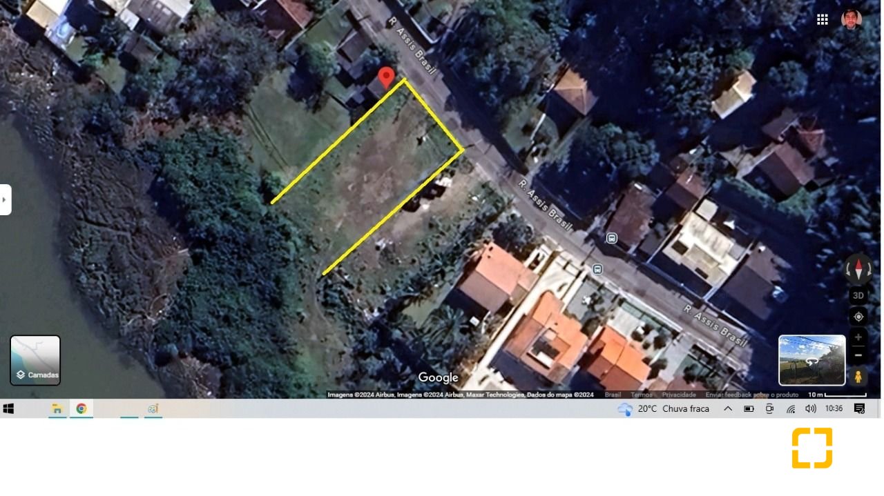 Terreno com 704m², no bairro Ponta de Baixo em São José