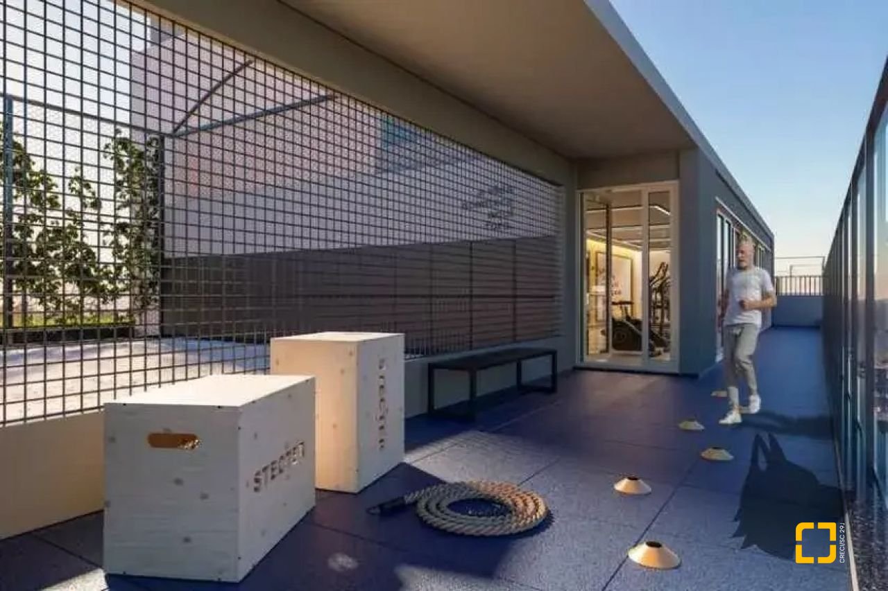 Studio com 32m², 1 quarto (sendo 1 suíte), 1 garagem, no bairro Estreito em Florianópolis