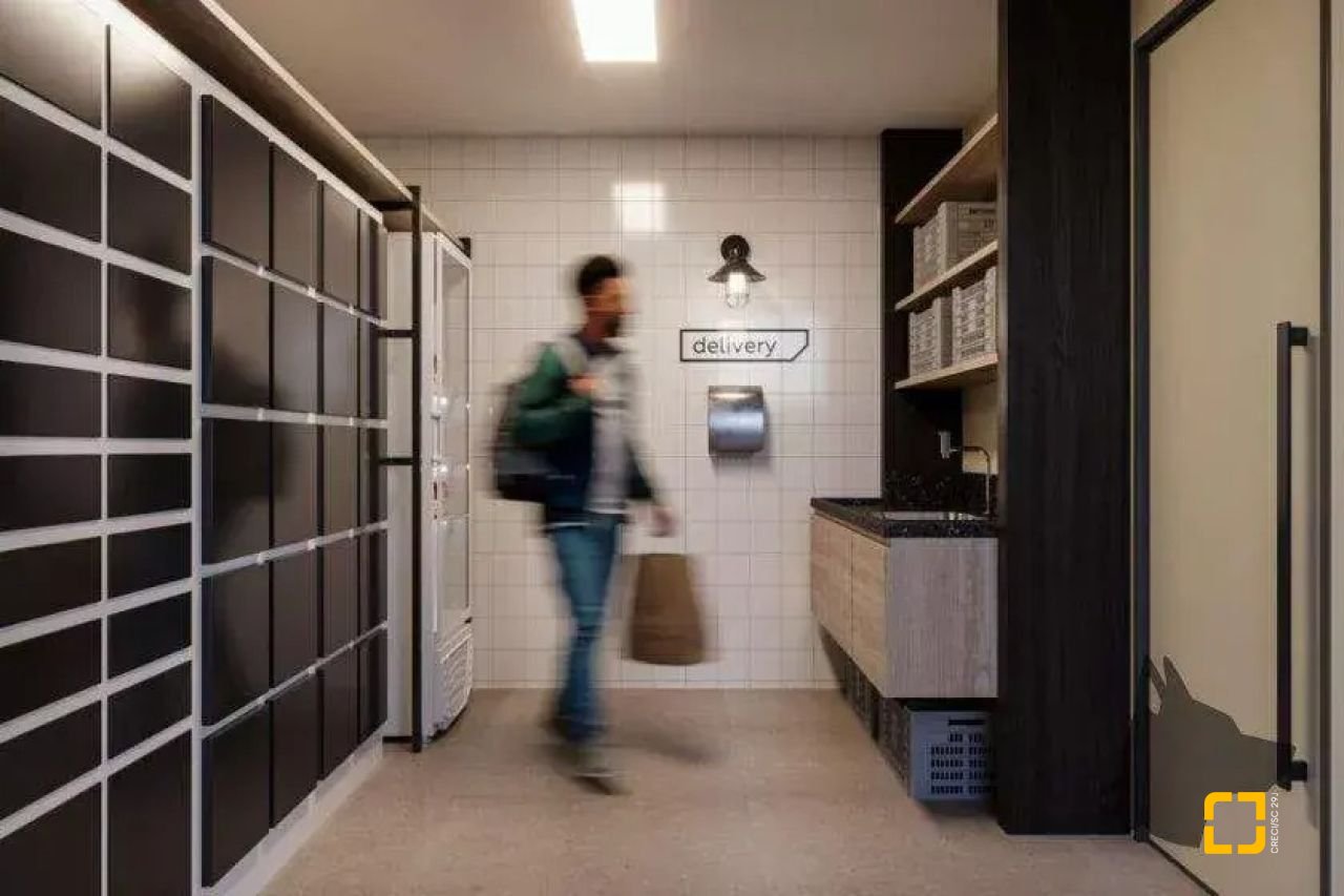 Studio com 32m², 1 quarto (sendo 1 suíte), 1 garagem, no bairro Estreito em Florianópolis