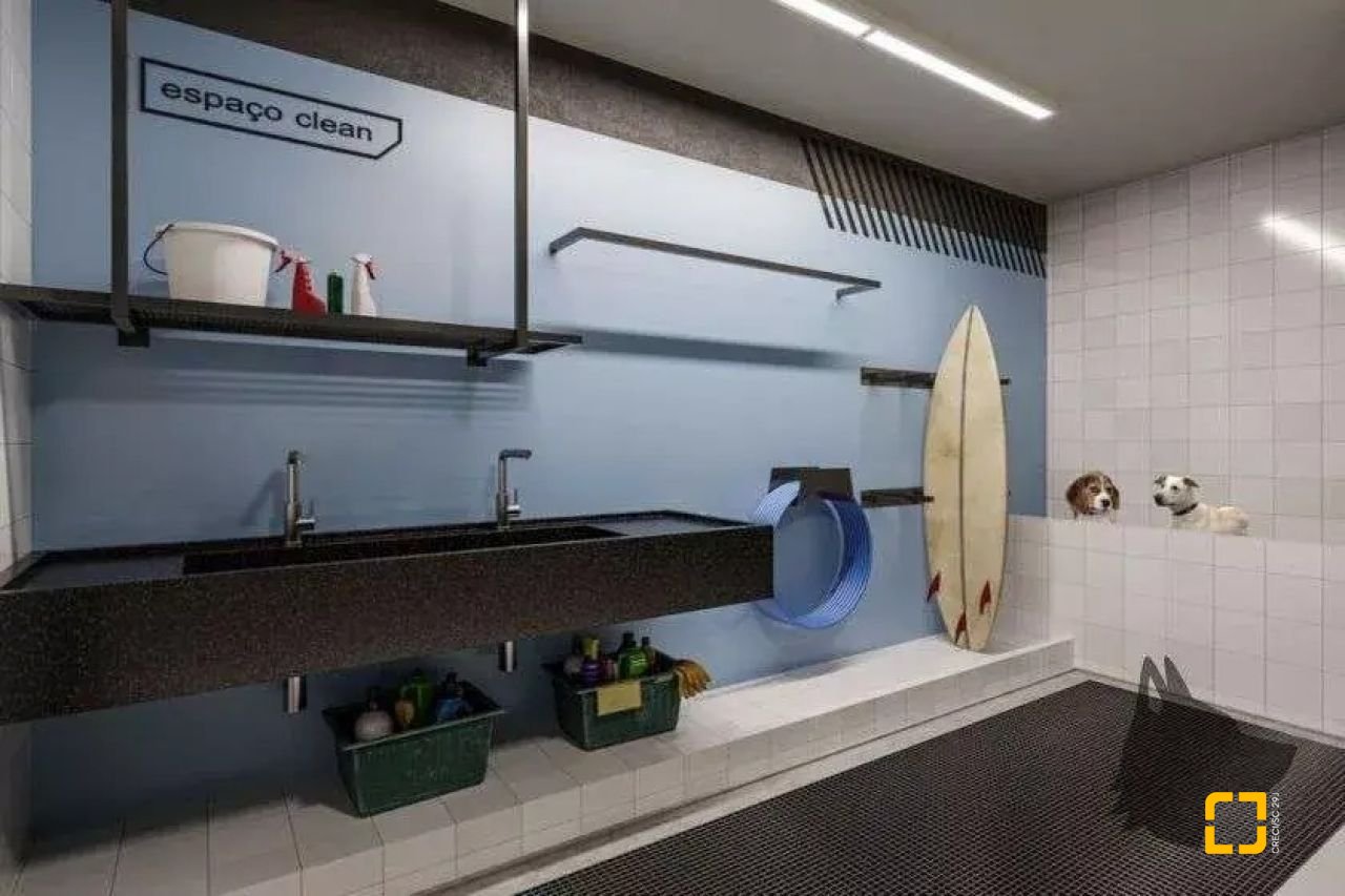 Studio com 32m², 1 quarto (sendo 1 suíte), 1 garagem, no bairro Estreito em Florianópolis