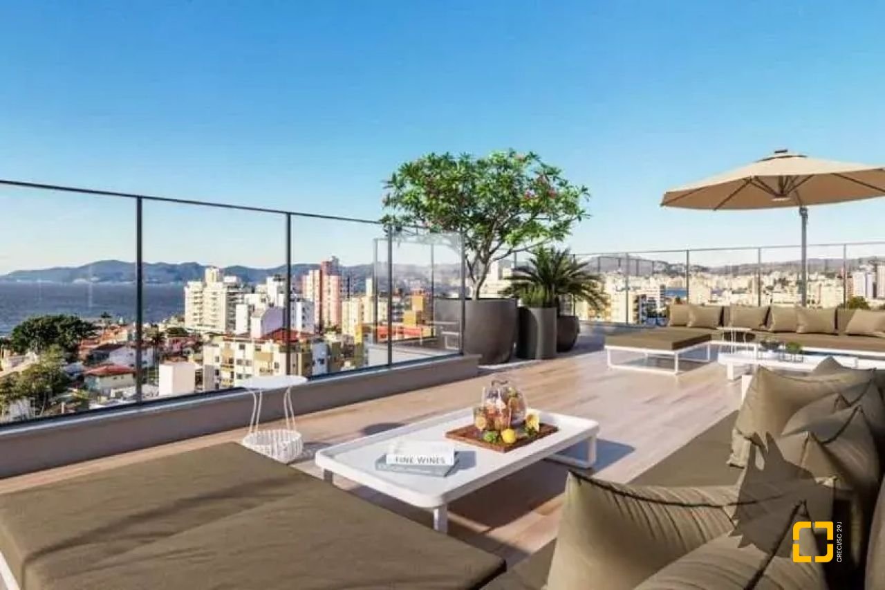 Studio com 32m², 1 quarto (sendo 1 suíte), 1 garagem, no bairro Estreito em Florianópolis