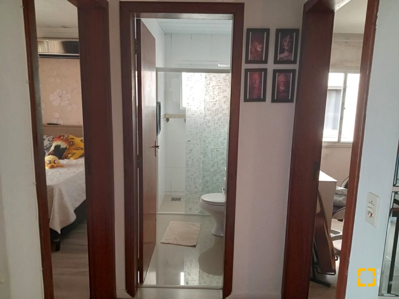 Apartamento com 52m², 2 quartos, 1 garagem, no bairro Potecas em São José