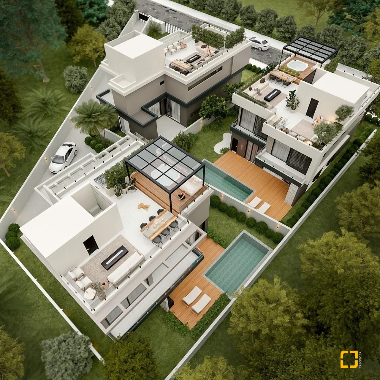 Casa com 330m², 4 quartos (sendo 4 suítes), 2 garagens, no bairro Rio Tavares em Florianópolis