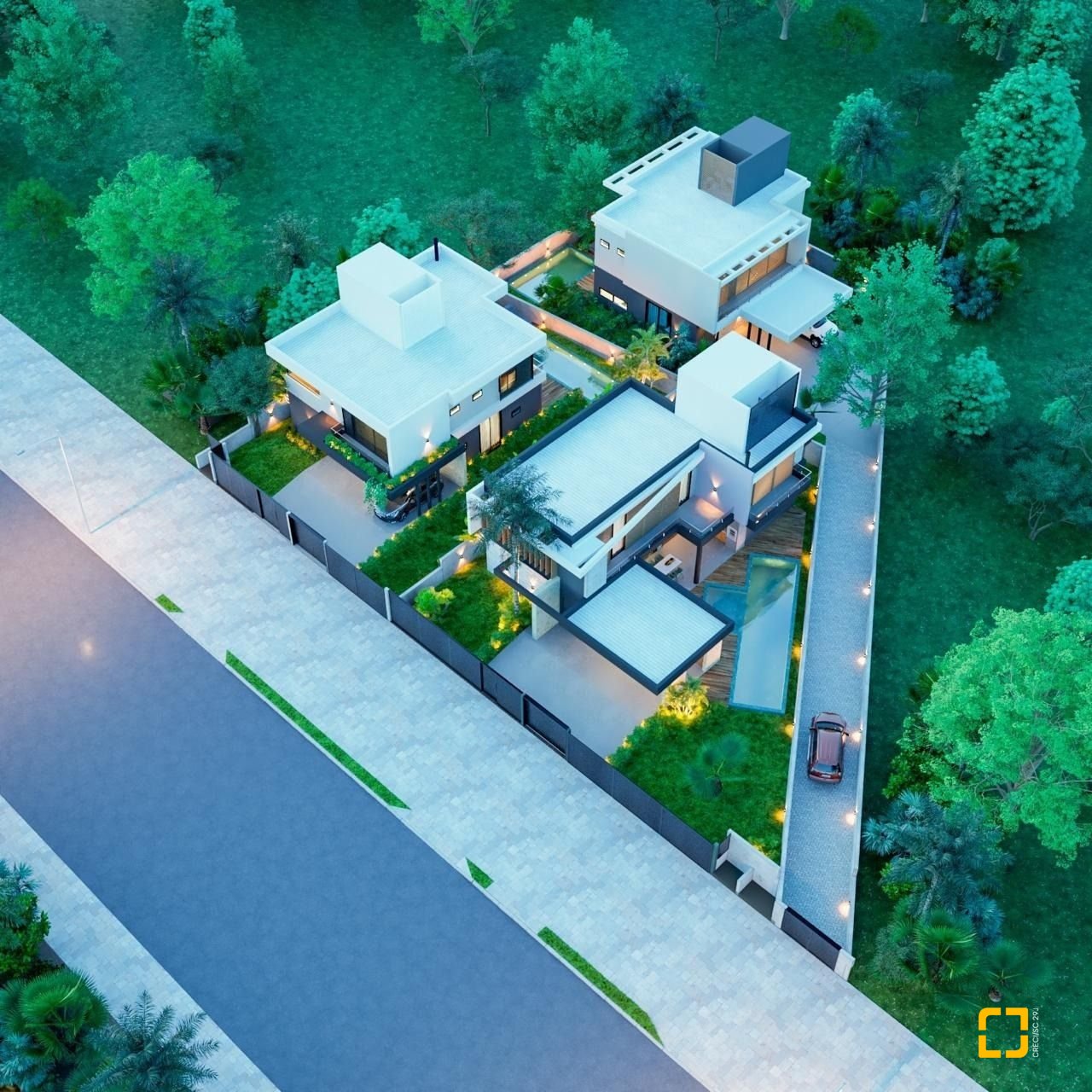 Casa com 330m², 4 quartos (sendo 4 suítes), 2 garagens, no bairro Rio Tavares em Florianópolis