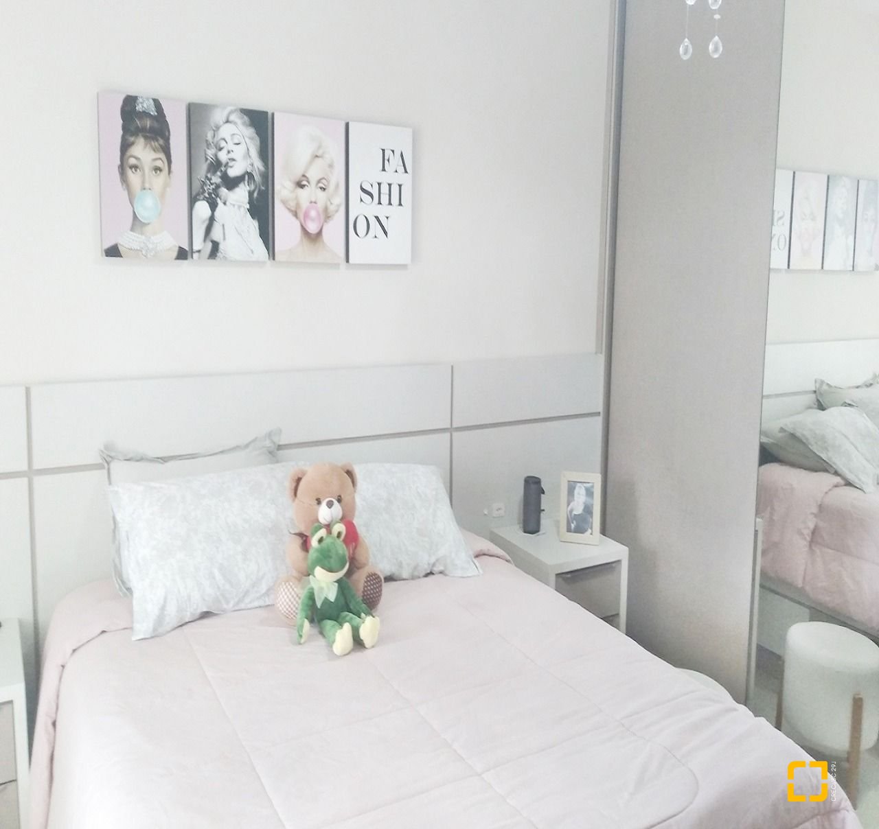 Apartamento com 92m², 3 quartos (sendo 1 suíte), 1 garagem, no bairro Barreiros em São José