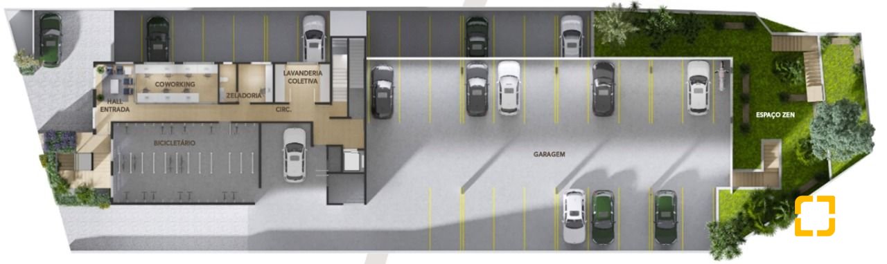 Loft com 37m², 1 quarto (sendo 1 suíte), 1 garagem, no bairro Pantanal em Florianópolis