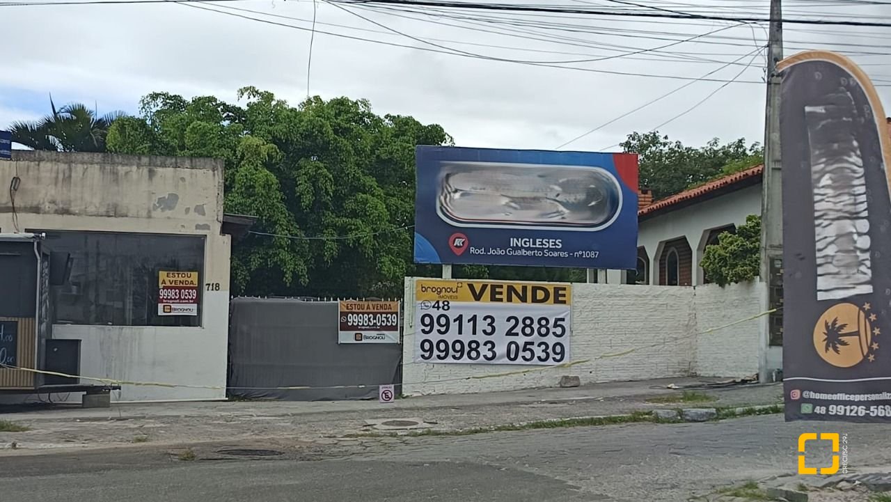 Terreno com 1288m², no bairro Ingleses em Florianópolis