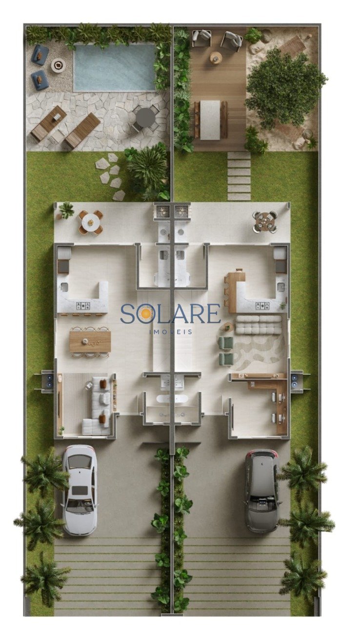 Casa de Condomínio com 130m², 6 quartos (sendo 3 suítes), 2 garagens, no bairro Cachoeira do Bom Jesus em Florianópolis