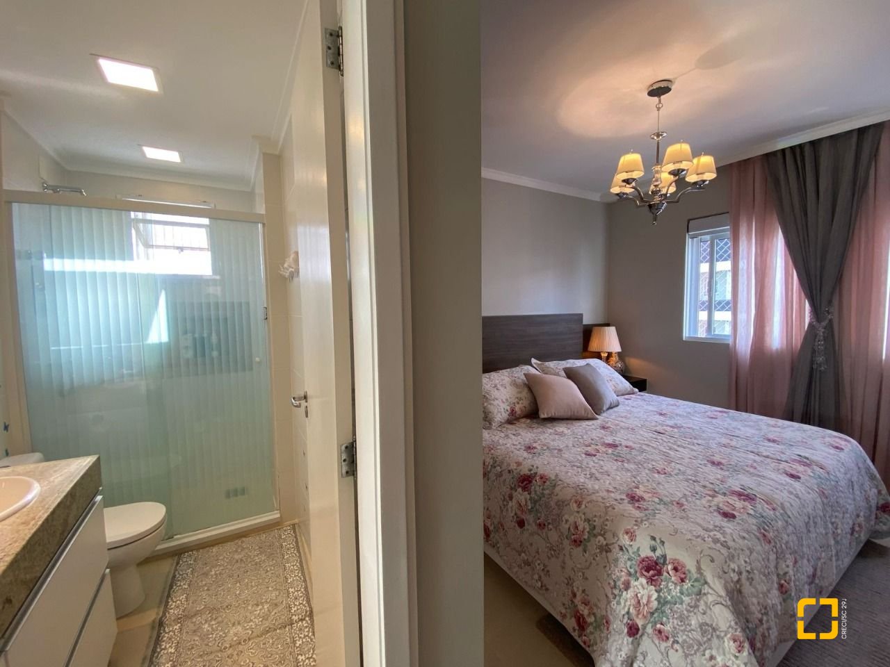 Apartamento com 109m², 4 quartos (sendo 1 suíte), 2 garagens, no bairro Estreito em Florianópolis