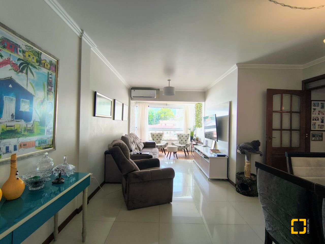 Apartamento com 91m², 4 quartos (sendo 1 suíte), 1 garagem, no bairro Abraão em Florianópolis