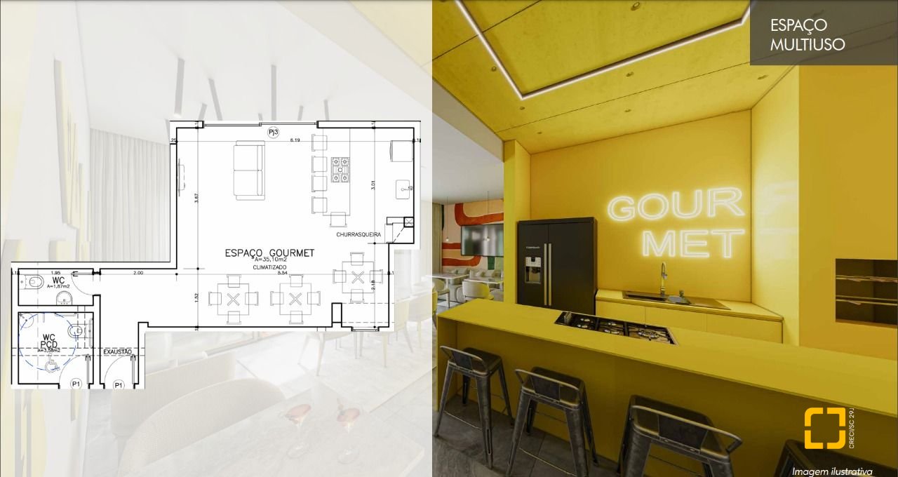 Studio com 44m², 1 quarto, 1 garagem, no bairro Canasvieiras em Florianópolis