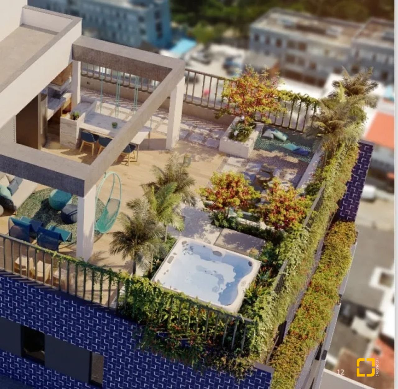 Apartamento com 52m², 2 quartos (sendo 1 suíte), 1 garagem, no bairro Centro em Florianópolis
