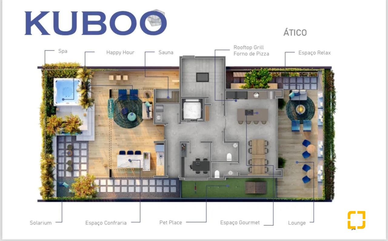 Apartamento com 52m², 2 quartos (sendo 1 suíte), 1 garagem, no bairro Centro em Florianópolis